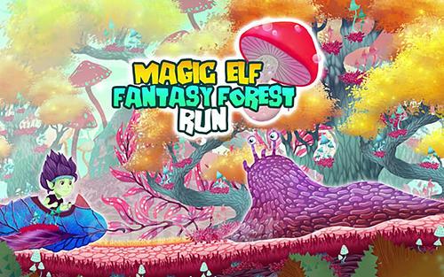 Magic elf fantasy forest run