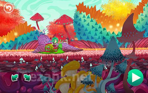 Magic elf fantasy forest run