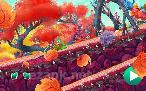 Magic elf fantasy forest run