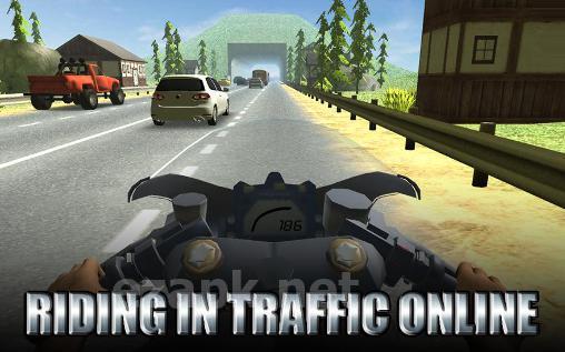 Riding in traffic online