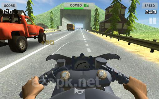 Riding in traffic online