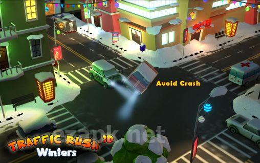 Traffic rush winters 3D