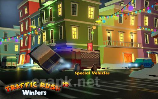 Traffic rush winters 3D