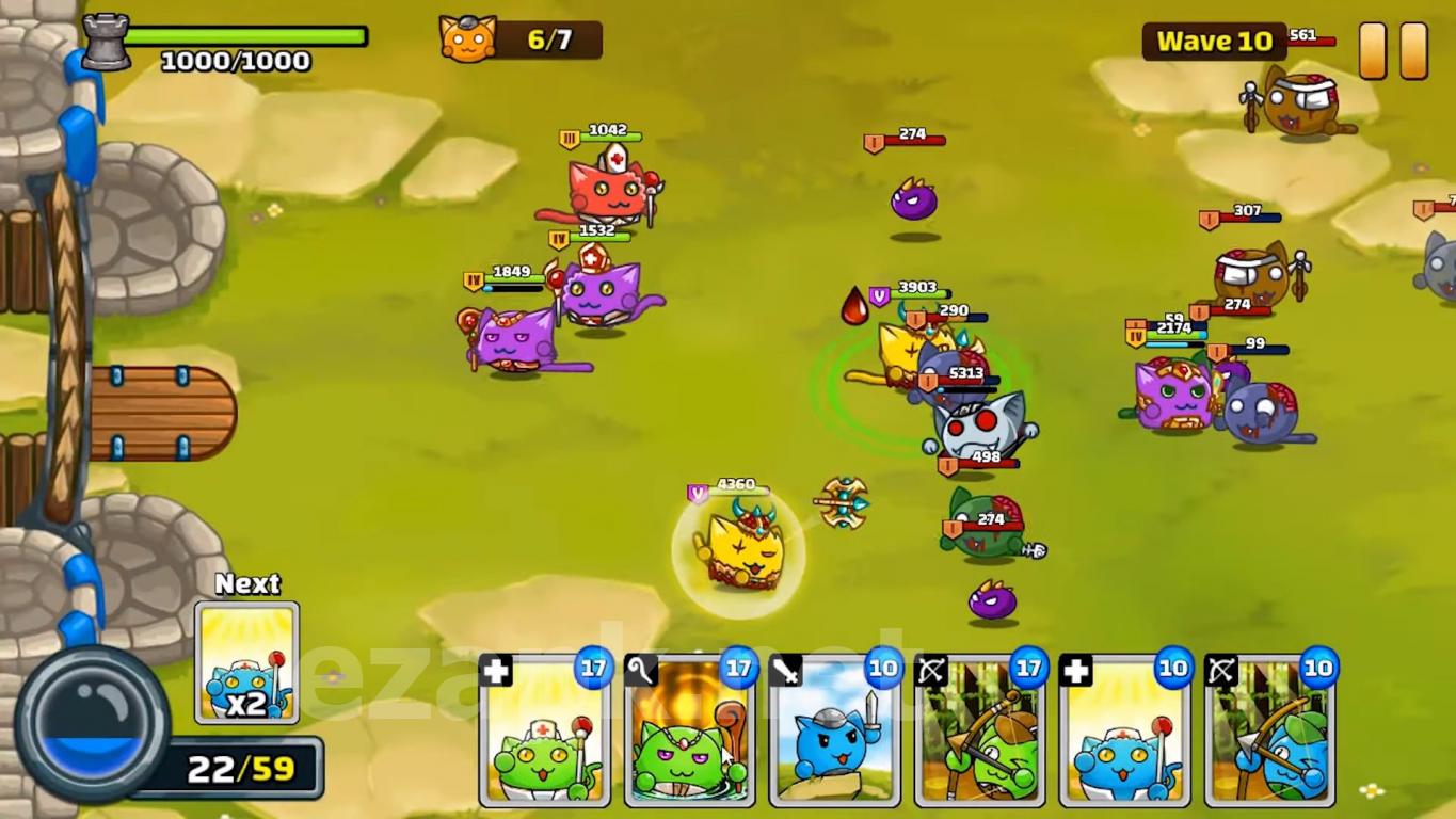 Meowar - PvP Cat Merge Defense TD