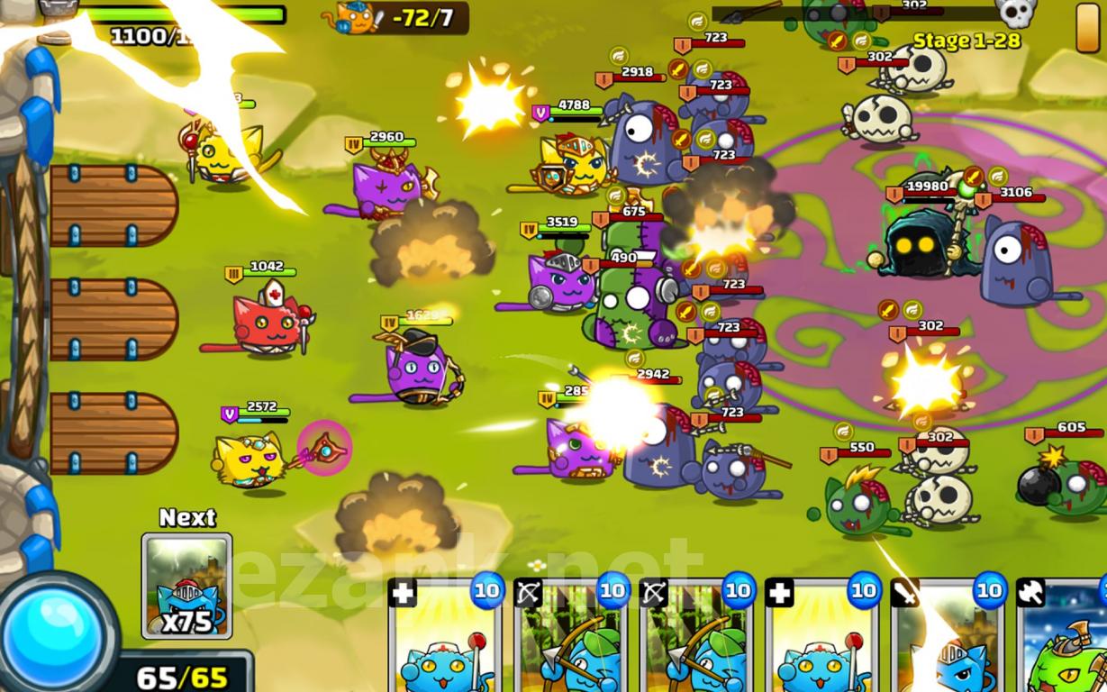 Meowar - PvP Cat Merge Defense TD