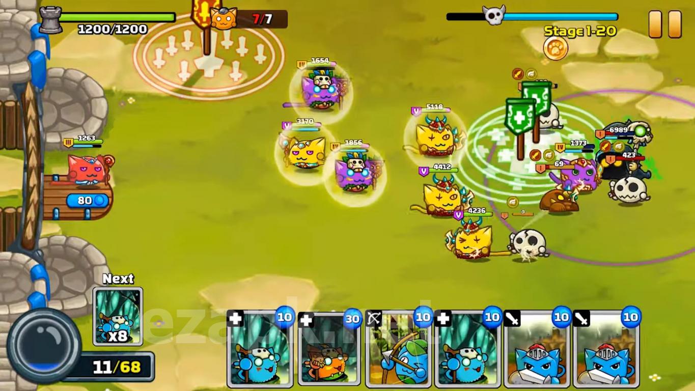 Meowar - PvP Cat Merge Defense TD