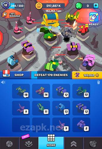 Merge tower bots