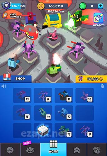 Merge tower bots