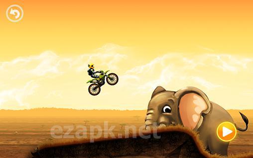Safari motocross racing