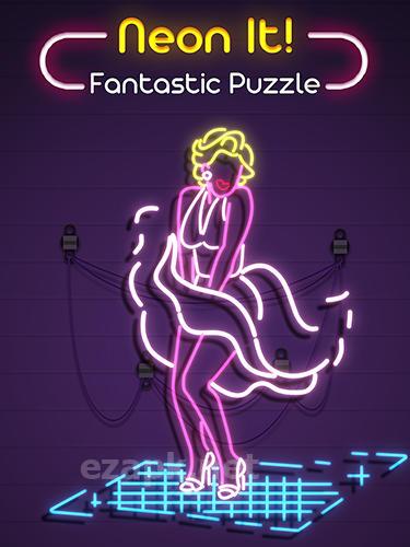 Neon it! 3D light art puzzle
