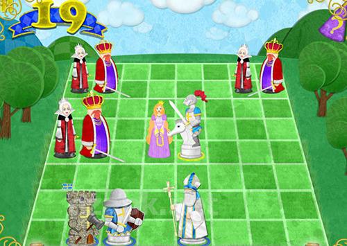 Knight saves queen