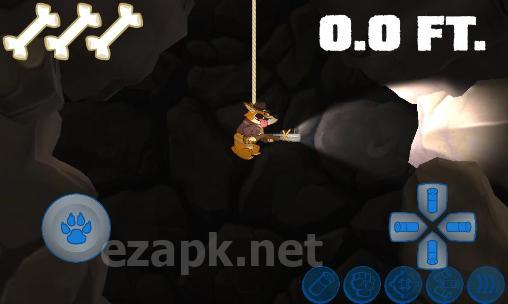 Sparkle corgi goes cave diving