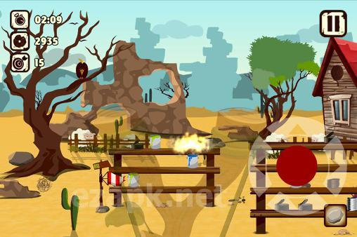 Slingshot range: Golden target