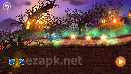 Halloween cars: Monster race