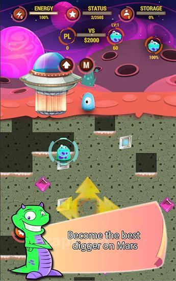 Digger: Battle for Mars and gems