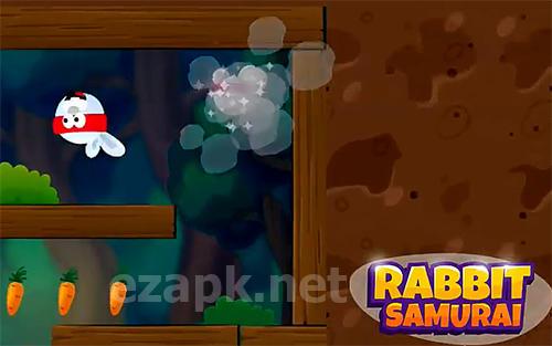Rabbit samurai: Rope swing hero