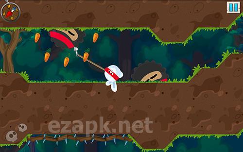 Rabbit samurai: Rope swing hero