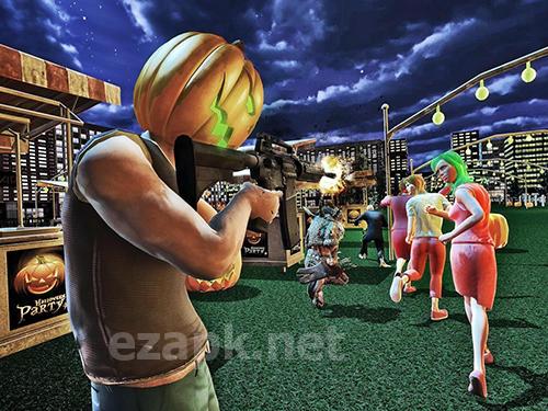 Halloween robbery crime city