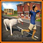 Crazy goat in town 3D