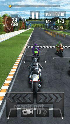 Thumb motorbike racing