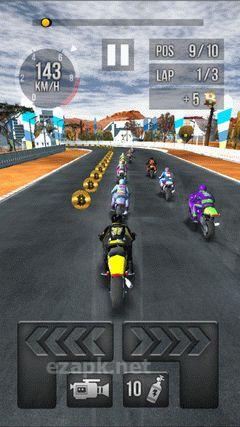 Thumb motorbike racing