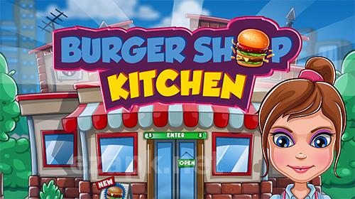 Burger shop kitchen. Madness: The fastest chef in town