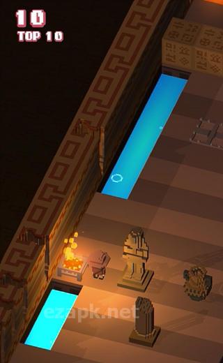 Bricky raider: Crossy