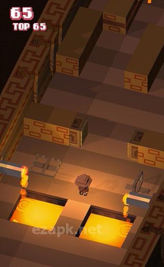 Bricky raider: Crossy