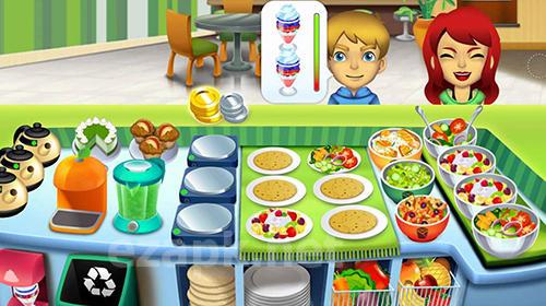 My salad bar: Healthy food shop manager