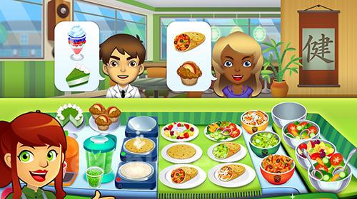 My salad bar: Healthy food shop manager