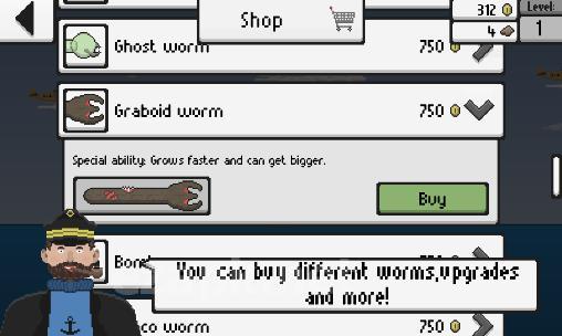 Prehistoric worm: Deep sea