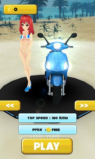 Beach moto racin