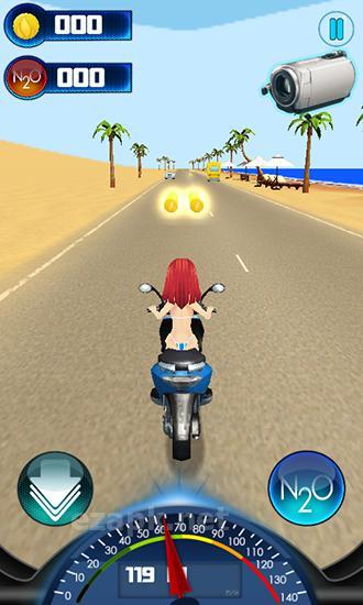 Beach moto racin