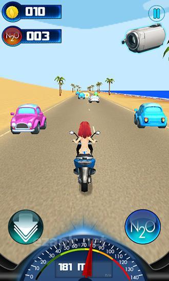 Beach moto racin