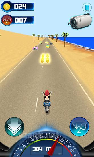 Beach moto racin