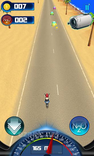 Beach moto racin
