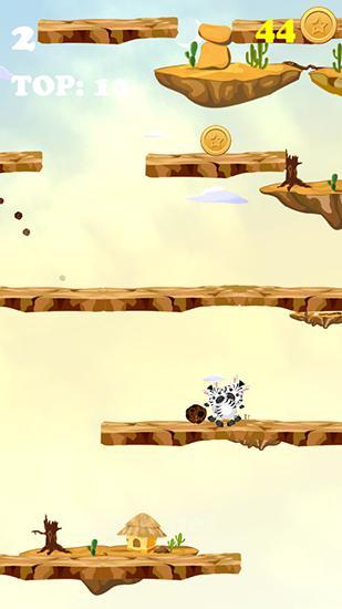 Sticky jump: Steps climber