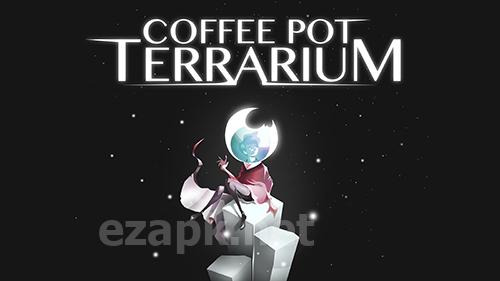 Coffee pot terrarium