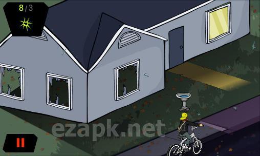 Newspaper boy: Halloween night