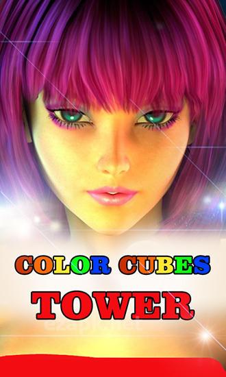 Color cubes: Tower