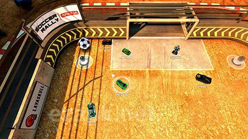 Soccer rally: Arena