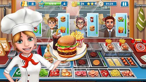 Crazy cooking chef