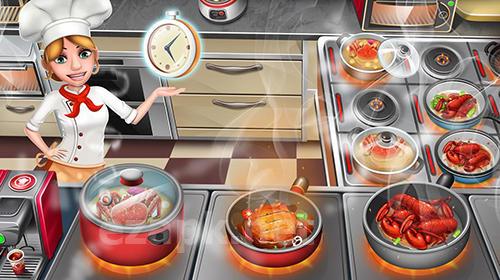 Crazy cooking chef