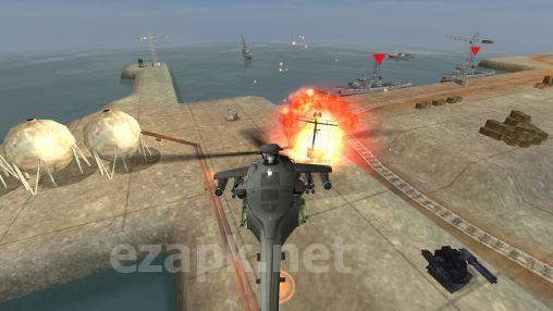 Gunship battle