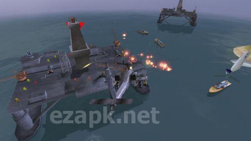 Gunship battle
