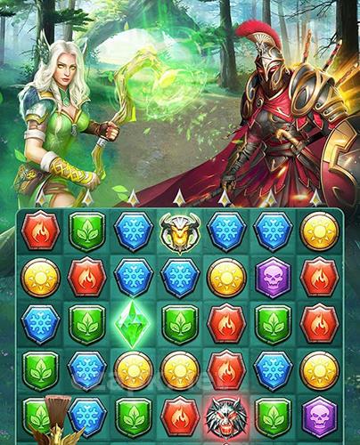 Myth wars and puzzles: RPG match 3