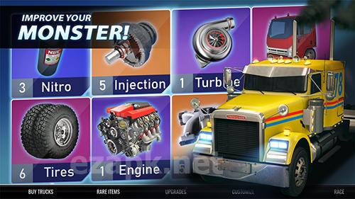 Big truck drag racing