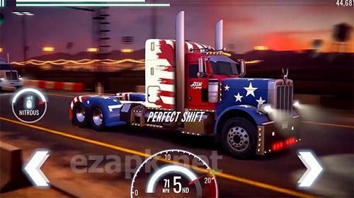 Big truck drag racing