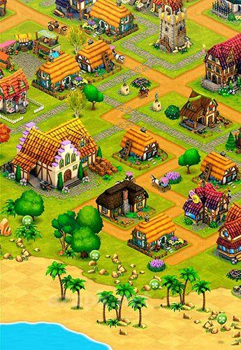 Town village: Farm, build, trade