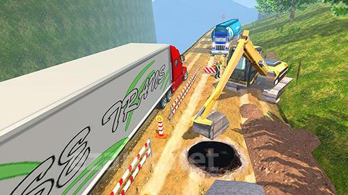 Offroad truck driving simulator